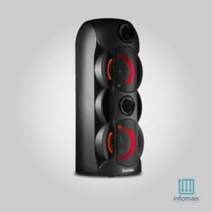 Caixa De Som Amplificada Bomber Party 800 Bluetooth P2 USB Micro SD